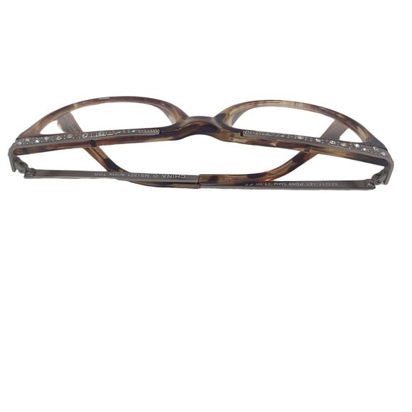 +1.00 FOSTER GRANT Reading Glasses GLAM Crystals Brown Tortoiseshell Frame - Picture 13 of 15